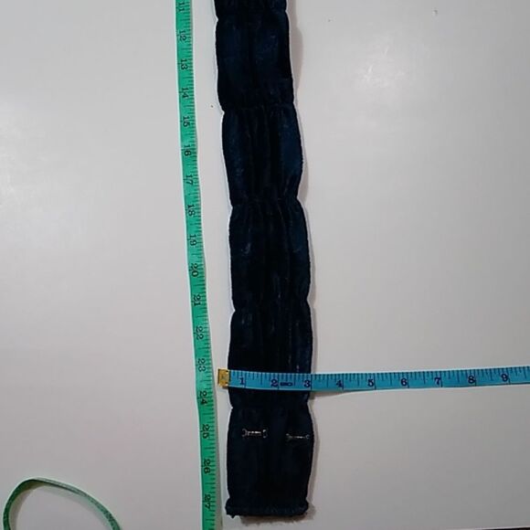 Style Retro Pinup Velvet Women's Dress Size Approximately XS S - Picture 13 of 15